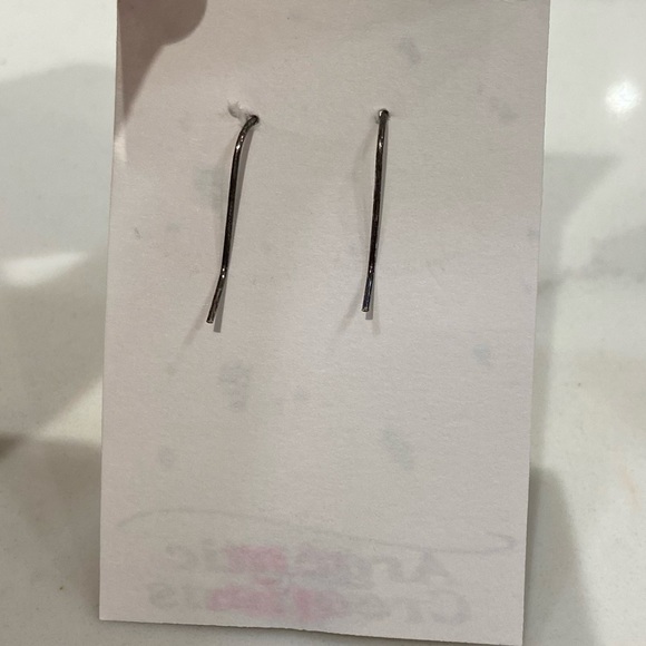 Handcrafted Copper Dangly Earrings - Picture 3 of 4